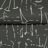 ZM2842 Vermillion Coast Carbon Black Wallpaper