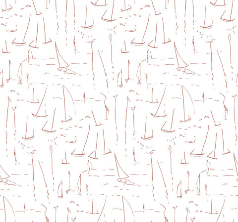 ZM2843 Vermillion Coast Vermillion Wallpaper