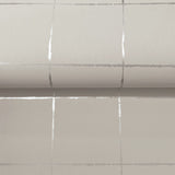 ZM2851 La Vitre Plaid Lichen Grey Wallpaper