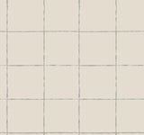 ZM2851 La Vitre Plaid Lichen Grey Wallpaper