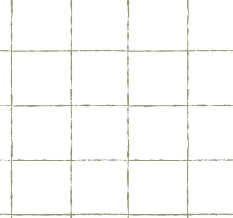 ZM2852 La Vitre Plaid Leaf Wallpaper