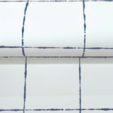 ZM2856 La Vitre Plaid Ultramarine Wallpaper