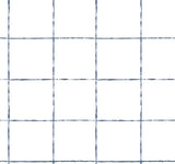 ZM2856 La Vitre Plaid Ultramarine Wallpaper