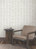 ZM2863 Modernist Motif Lichen Grey Wallpaper