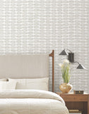 ZM2863 Modernist Motif Lichen Grey Wallpaper