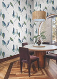 ZM2871 Brushwork Branches Alpine Cobalt Wallpaper