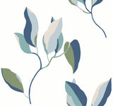 ZM2871 Brushwork Branches Alpine Cobalt Wallpaper