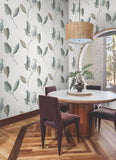 ZM2873 Brushwork Branches Mineral Olive Wallpaper