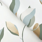 ZM2873 Brushwork Branches Mineral Olive Wallpaper