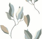ZM2873 Brushwork Branches Mineral Olive Wallpaper