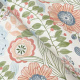ZM2893 Artistic Bouquet Multicolor Wallpaper