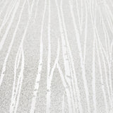 2311 Zebra Lines textured Sparkle glassbeads Glitter White Wallpaper 3D