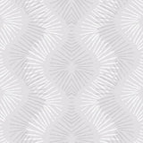 2793-87327 Feliz Silver Beaded Ogee Wallpaper