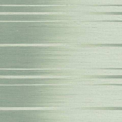 TS80604 Horizonal lines Faux Grasscloth Green Wallpaper