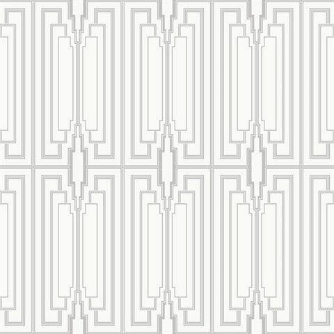 DC60013 Geometric Textured Silver Wallpaper
