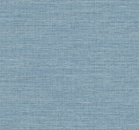 MB30632 Grasscloth blue plain wallpaper