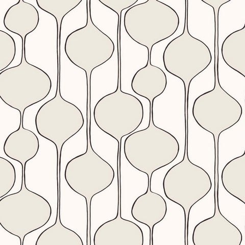 SL80100 Seabrook Geometric Abstract Off white Wallpaper