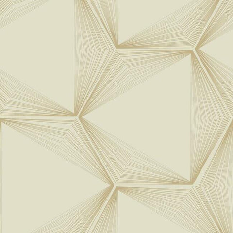 OL2719W1 Contemporary Honeycomb Gold Wallpaper roll