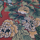 CY1541 Red green Dynasty asian oriental scenic floral branch wallpaper rolls 3D