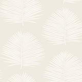 SL80700 Seabrook Palm Leaf Taupe Wallpaper