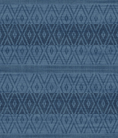 TP81002 Tribal Stripe blue abstract wallpaper