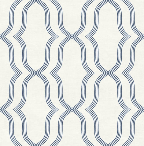 TP82002 Geometric navy white modern wallpaper