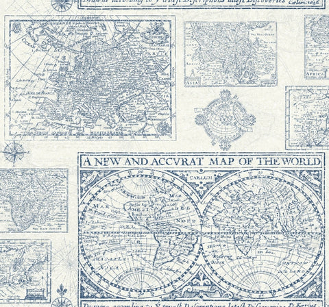 YC61002 Antique Map wallpaper