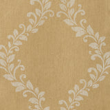 305031 Gold Metallic Floral Diamond Wallpaper