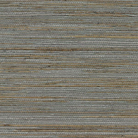 2732-80085 Brewster Natural Grasscloth SHANDONG SLATE RAMIE Gray Wallpaper - wallcoveringsmart