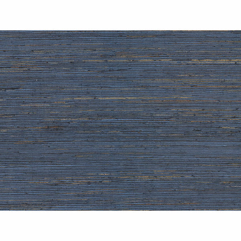 2829-82042 Brewster Pattini Indigo navy blue Natural Grasscloth Wallpaper A-Street Prints - wallcoveringsmart