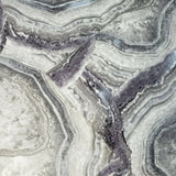 WM90400001 WM  Agate amethyst Mineral Rock stone gray purple 3D Wallpaper