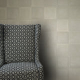 300030 Gold Stitched Square Fur Textured Wallpaper