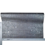WM310953 Dark Grey Silver Natural Cork Wallpaper - wallcoveringsmart