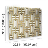 SW7471 Facet Geo Sure Strip Wallpaper - wallcoveringsmart