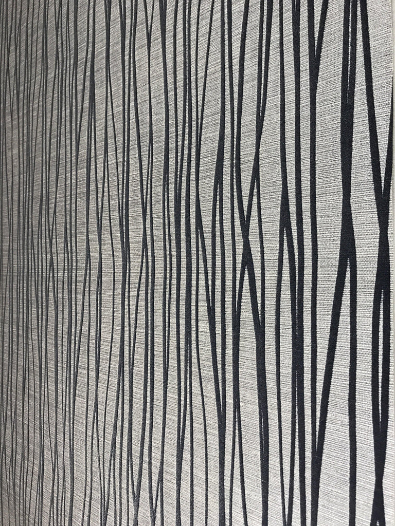 135060 Modern Flocked Wallpaper Blue Silver Textured Flocking Velvet W