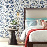 AT7021 Watercolor Jacobean Sure Strip Wallpaper - wallcoveringsmart