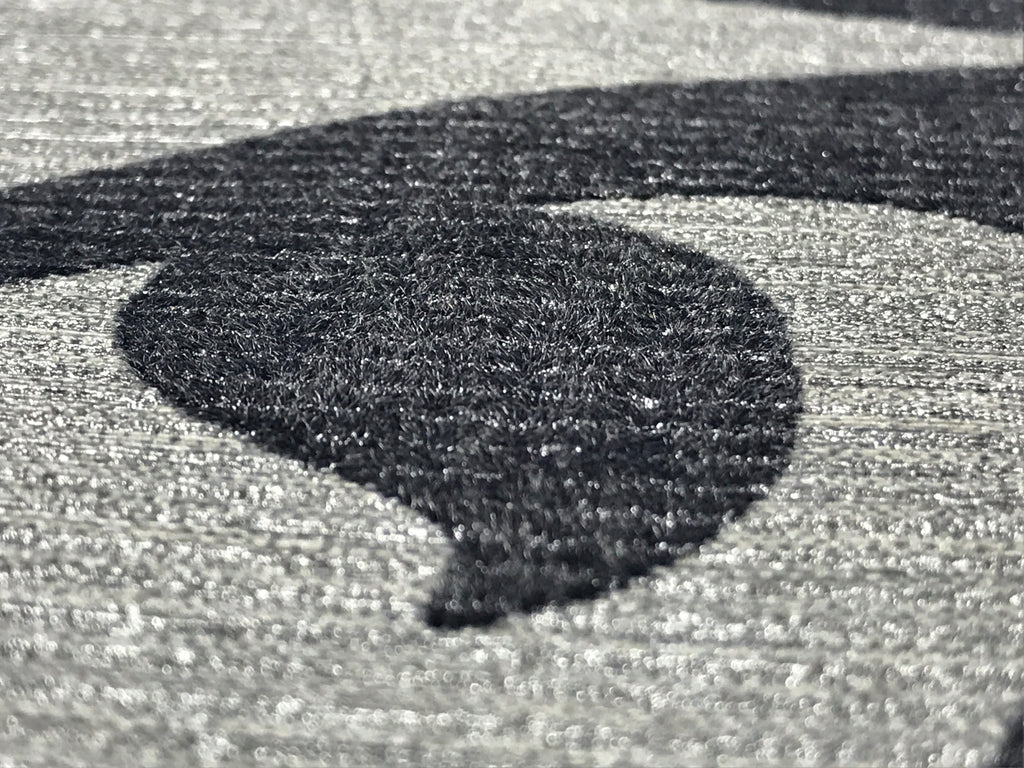 175000 Silver Flock Gray Damask Velvet Portofino Wallpaper