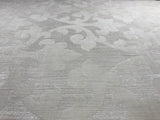 175019 Cream Damask Ivory Flocking Portofino Wallpaper