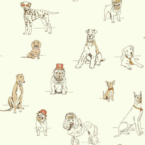 AF1940 Dog's Life Sure Strip Wallpaper - wallcoveringsmart