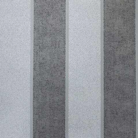Z63028 Zambaiti Striped Gray black faux fabric textured lines stripes Wallpaper