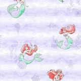 DI0955 York Wallpaper Disney The Little Mermaid Swim Unpasted Light Purple