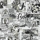 DI0946 York Wallpaper Marvel Comics Pow Unpasted Neutral Wallcoverings