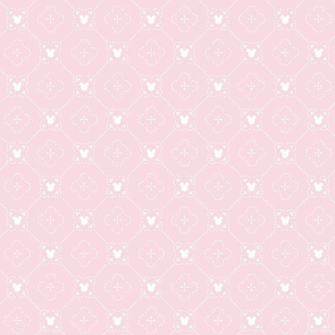 DI0979 York Wallpaper Disney Mickey Mouse Argyle Unpasted Pink Wallcoverings