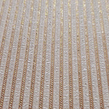 5534-05 White Gold Stripes Glitter Wallpaper