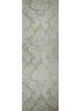 75905 Victorian Wallpaper brass Gold Metallic off white beige damask Textured