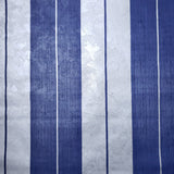 76054 Navy Blue stripes Silver Metallic Striped Textured Wallpaper