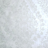 76003 Off White Satin Floral Diamond textured Wallpaper