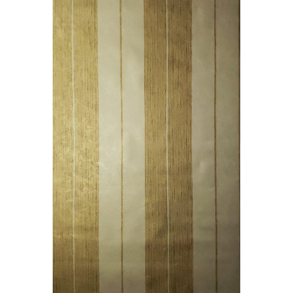 76060 Wallpaper Yellow Gold Metallic Textured Striped Modern Stripes W