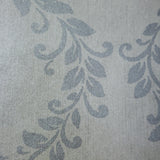 305026 Taupe Gray Silver Floral Wave Wallpaper