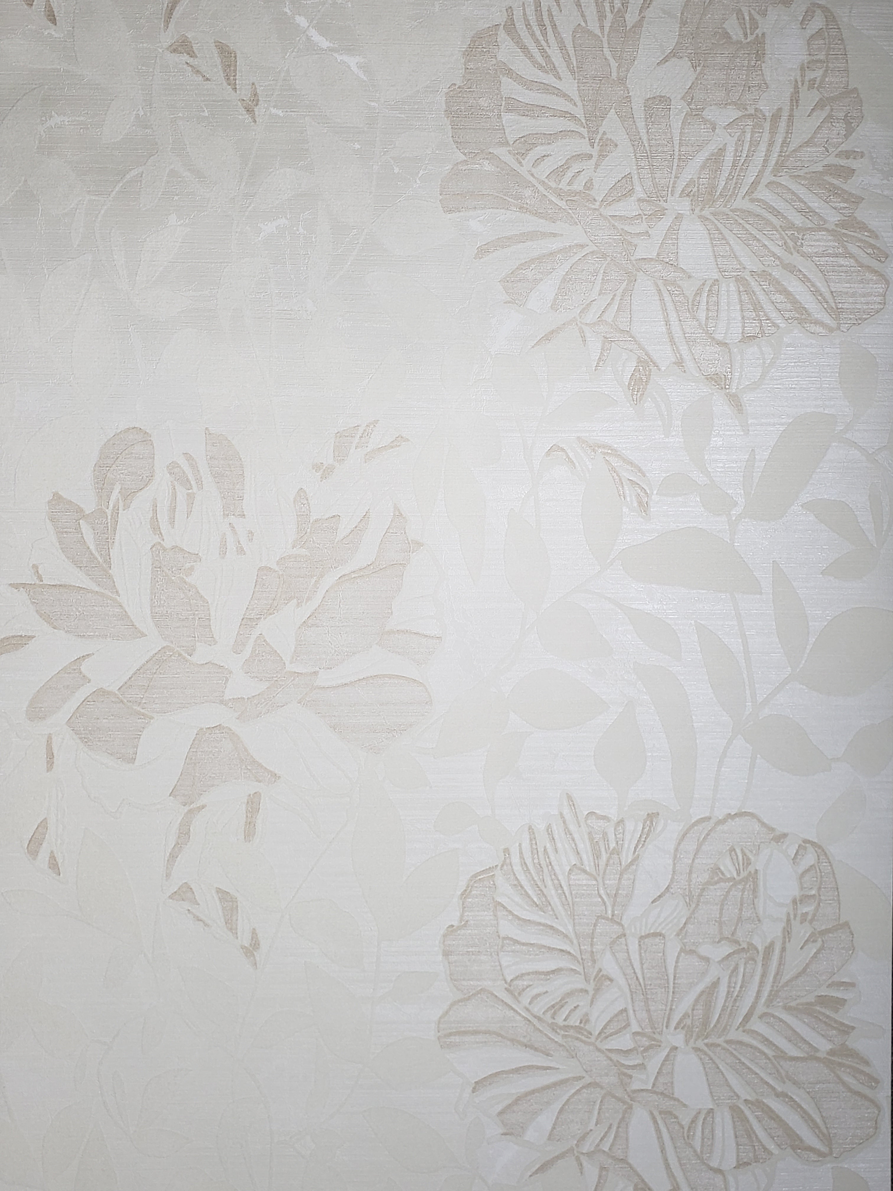 Carrara Plain Wallpaper Parchment Cream Off White - M0634
